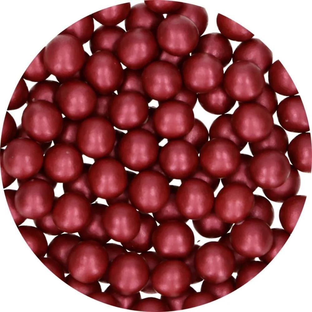FunCakes LOW DATE - FunCakes Candy Choco Pearls Large Bordeaux 70g [JUNE 2026]