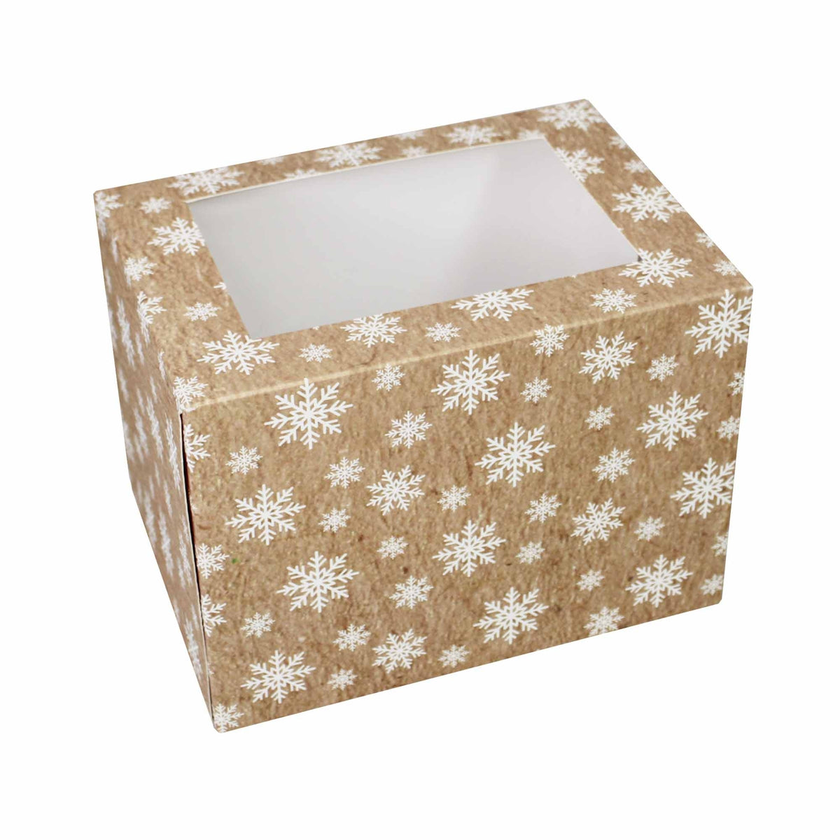 Simply Making Kraft Snowflake Christmas Log Cake Box