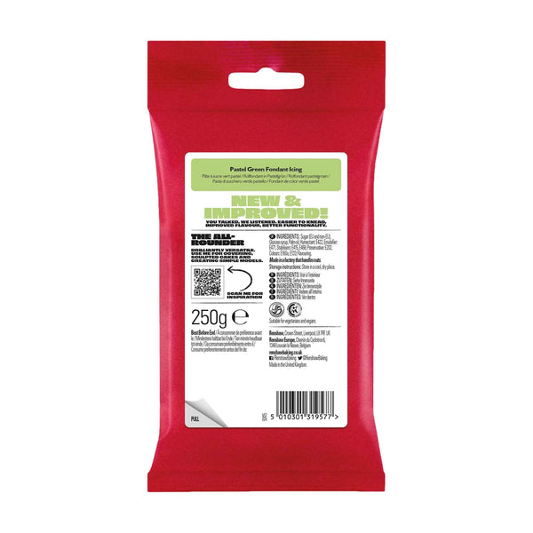 Renshaw Pastel Green - Just Roll With It Sugarpaste Fondant Icing 250g