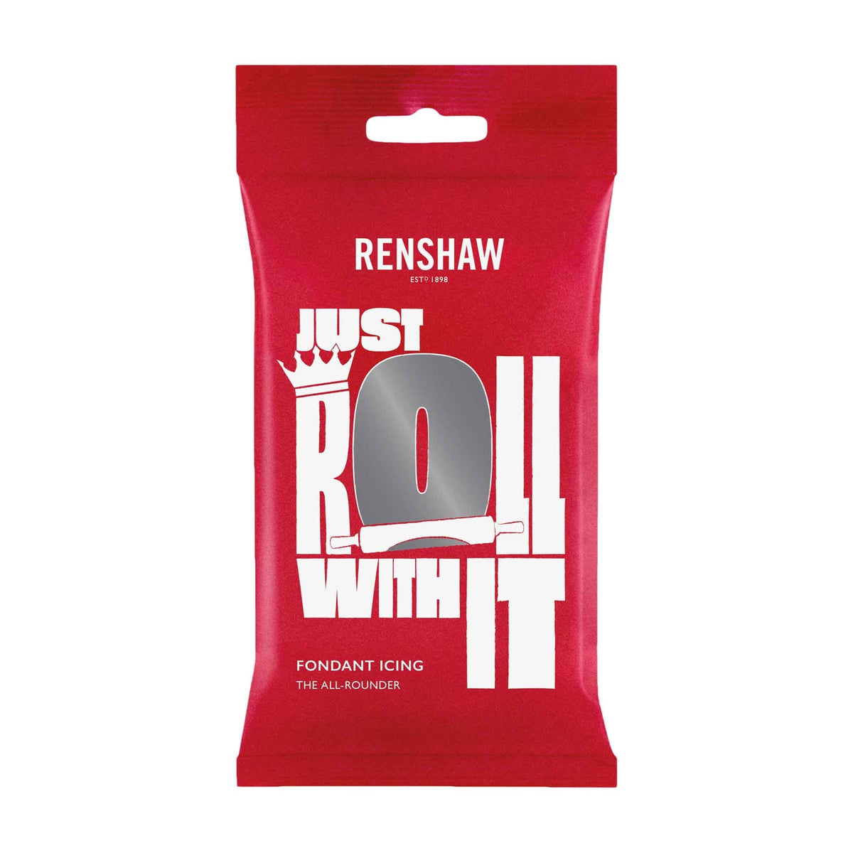 Renshaw Grey - Just Roll With It Sugarpaste Fondant Icing 250g