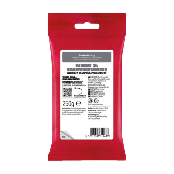 Renshaw Grey - Just Roll With It Sugarpaste Fondant Icing 250g