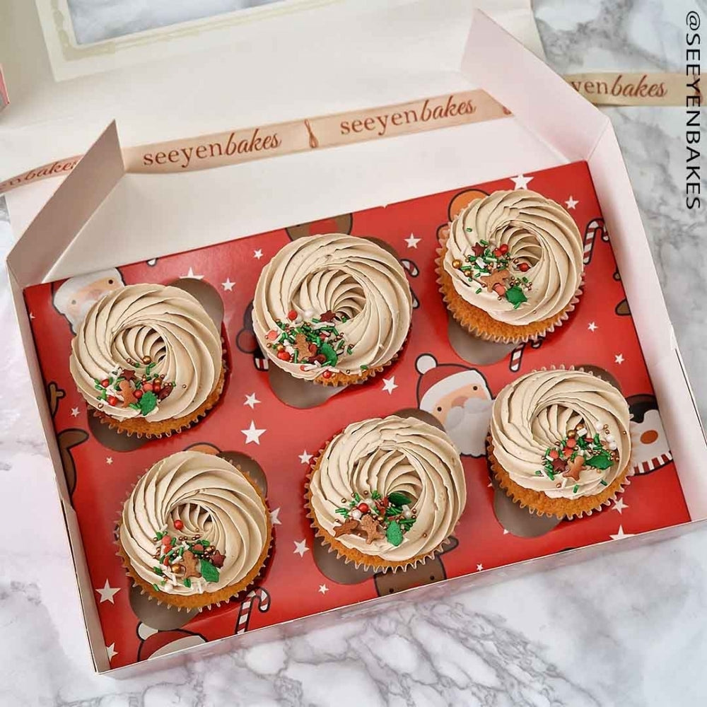 Simply Making Holds 6 Festive Friends Cupcake Box - 2 pack