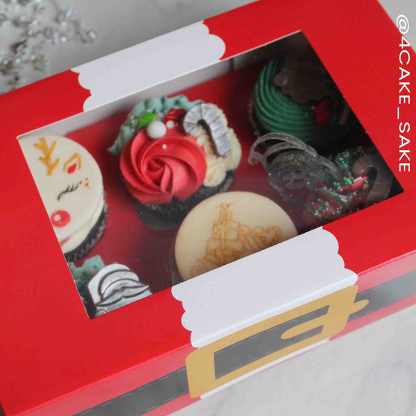 Simply Making Santa Cupcake Box