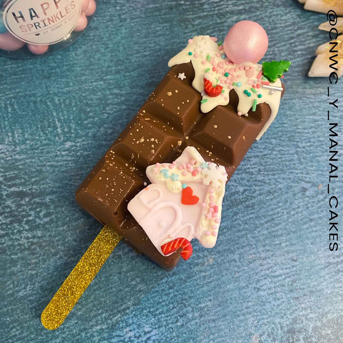 Choctastique Chocolate Bar Cakesicle Mould - 4 Cavity