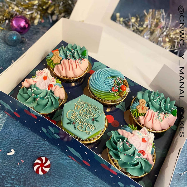 Simply Making Holly & Berries Cupcake Box