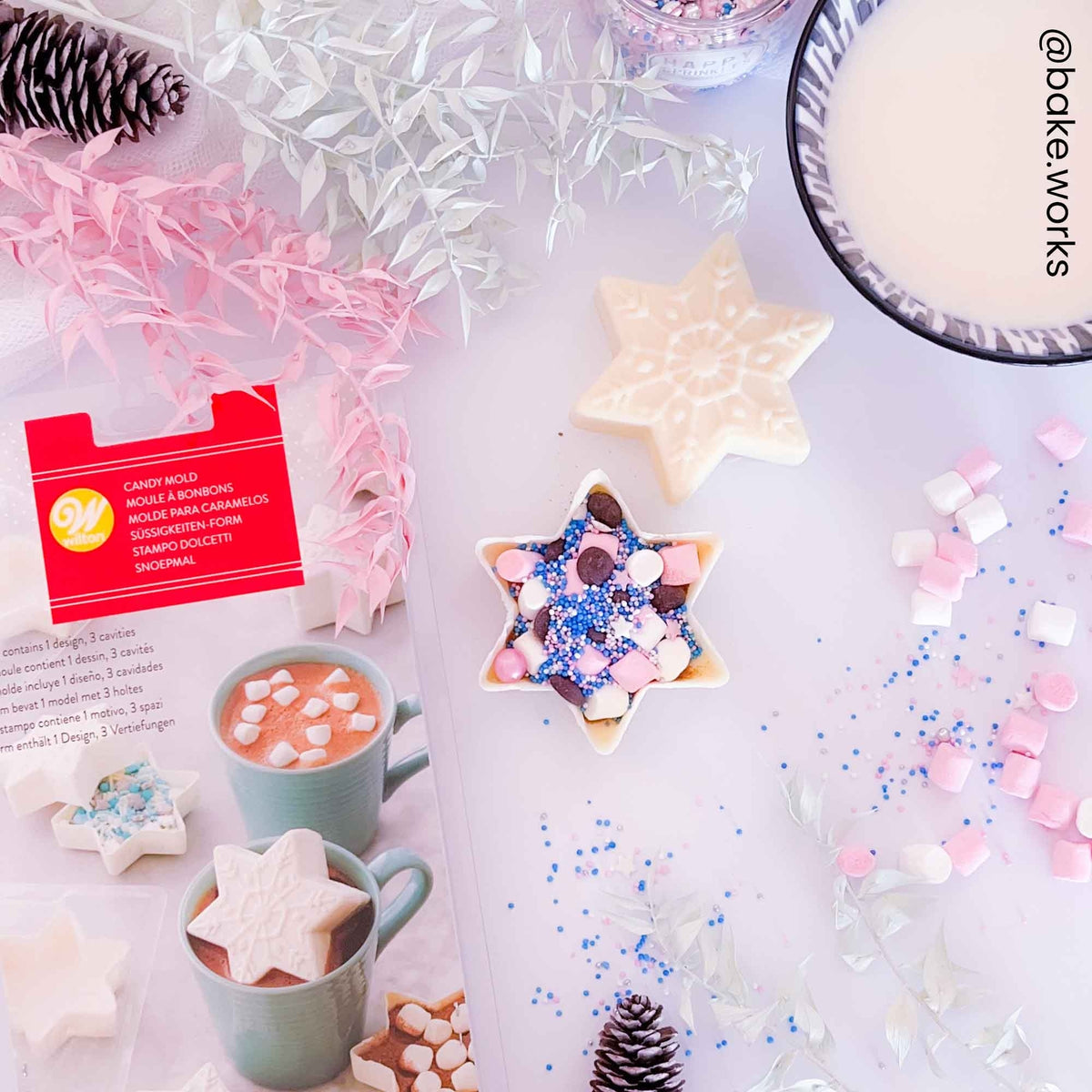 Wilton Snowflake 3D Hot Chocolate Mould