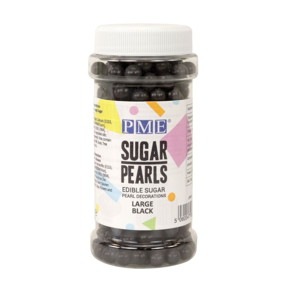 PME 7mm Black Sugar Pearls 90g