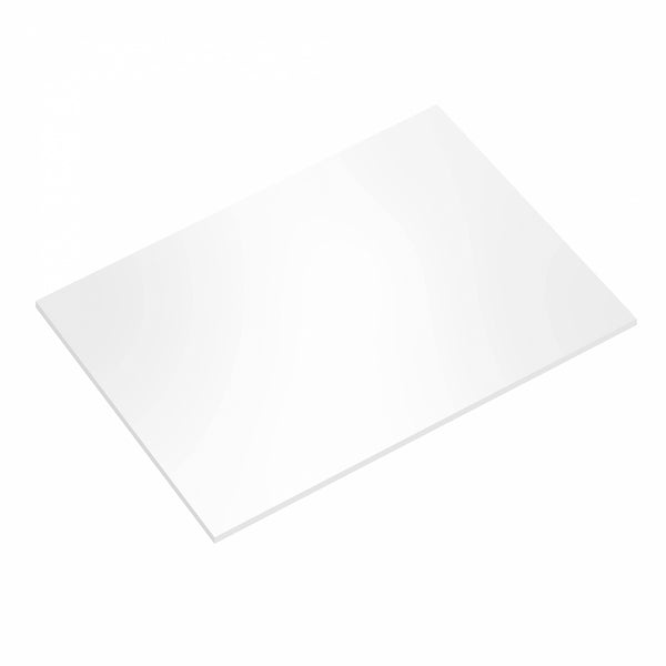 Simply Making 5mm White Rectangle Gloss Masonite Board