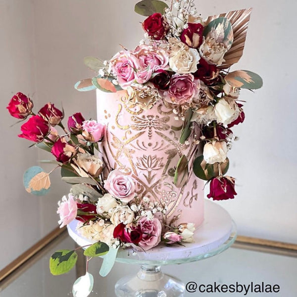 Belsize Cakes Lotus Cake Stencil