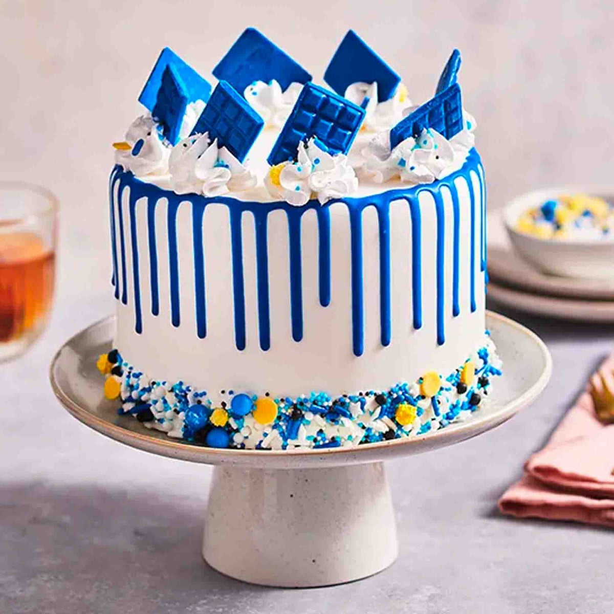 FunCakes LOW DATE - FunCakes Choco Drip Royal Blue 180g [MAY 2026]