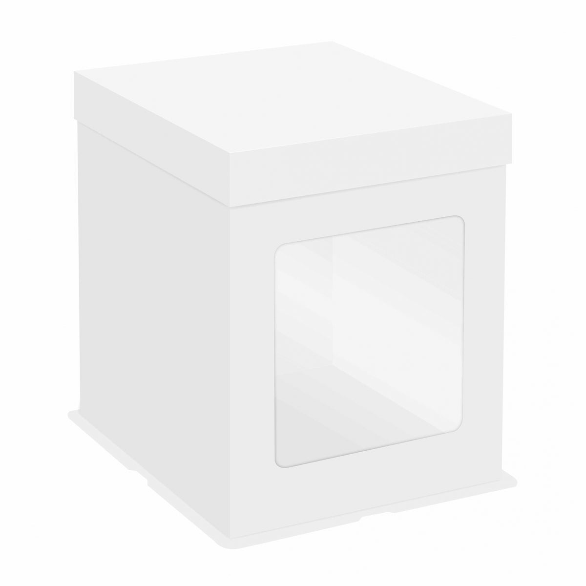 Simply Making Tall Extra Deep White Cake Box With Front Window
