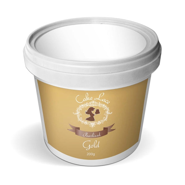 Cake Lace Gold Pearlised Pre-Mixed
