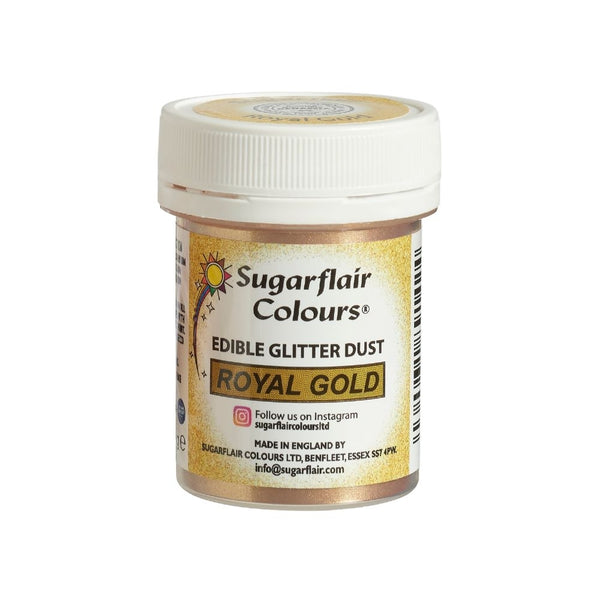 Sugarflair Royal Gold - Edible Glitter Dust 10g