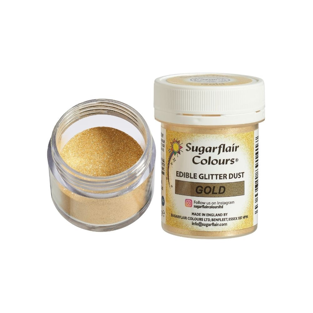 Sugarflair Gold - Edible Glitter Dust 10g