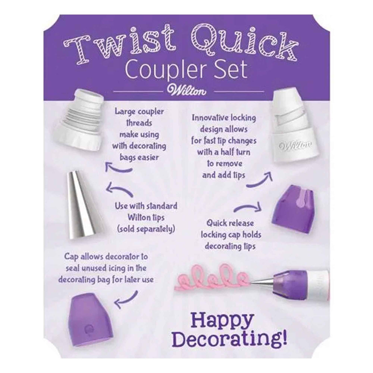 Wilton Twist Quick Coupler Set