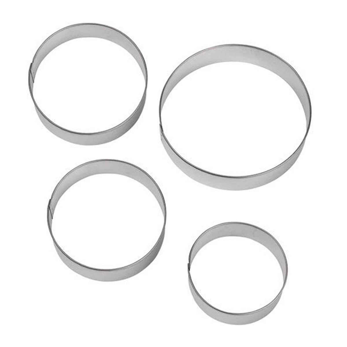 Wilton Circles Nesting Metal Cutter Set of 4