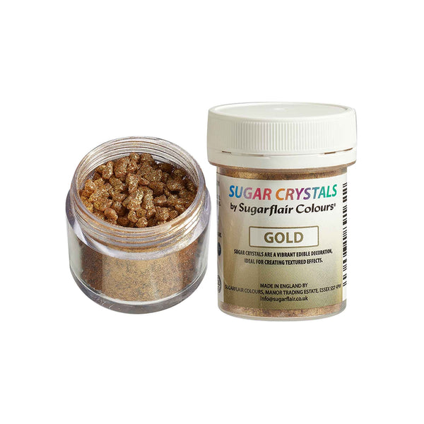 Sugarflair Sugar Crystals 40g - Gold