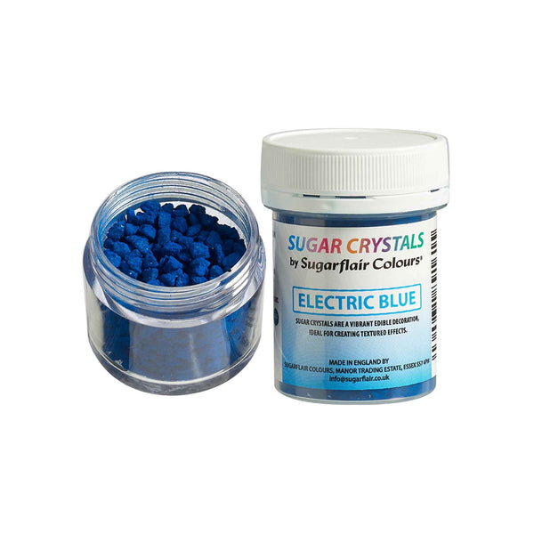 Sugarflair Sugar Crystals 40g - Electric Blue