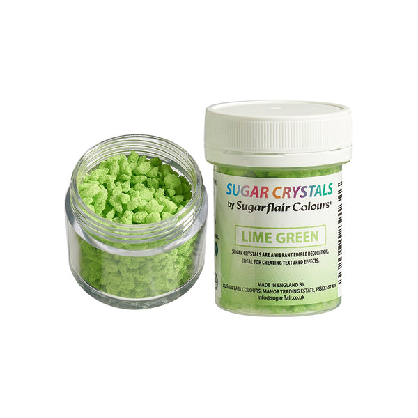 Sugarflair Sugar Crystals 40g - Lime Green