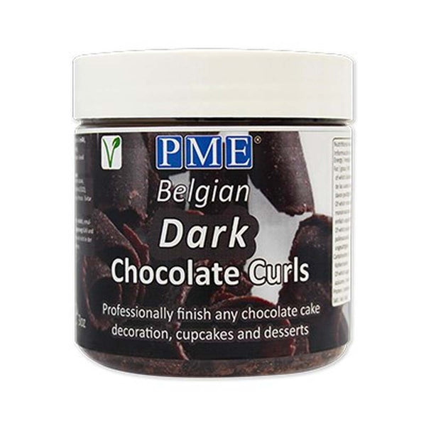 PME Dark - Belgian Chocolate Curls 85g