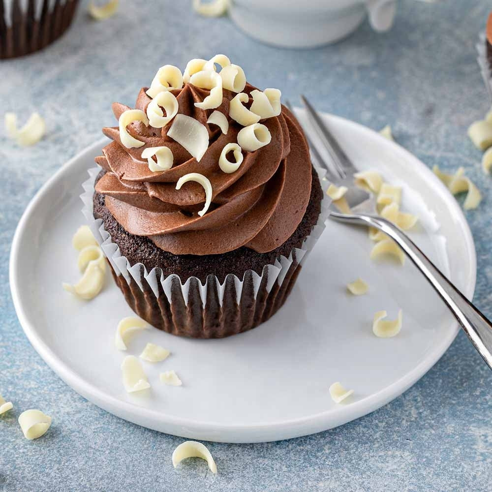 PME White - Belgian Chocolate Curls 85g