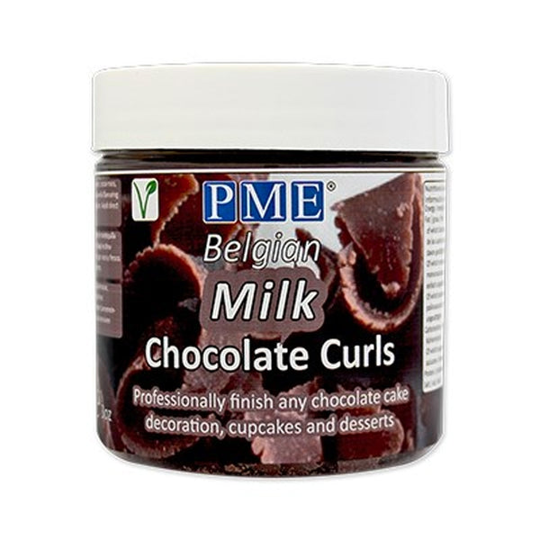 PME Milk - Belgian Chocolate Curls 85g