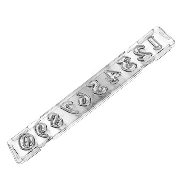 Windsor Gothic Numbers Icing Cutter & Ejector Set
