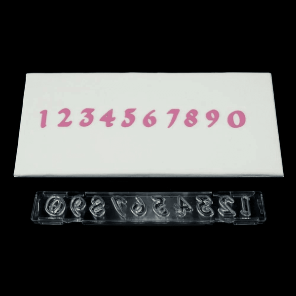 Windsor Gothic Numbers Icing Cutter & Ejector Set