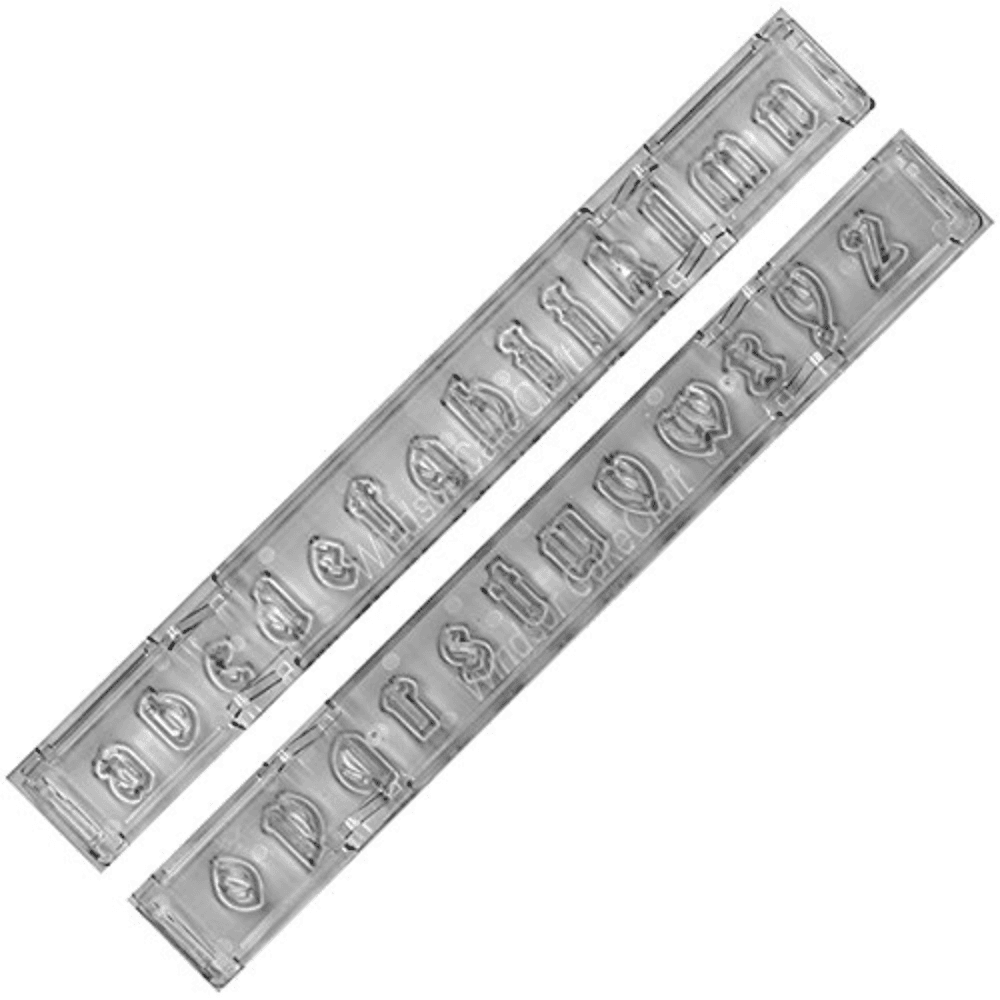Clikstix Gothic Lower Case Alphabet Icing Cutter & Ejector Set