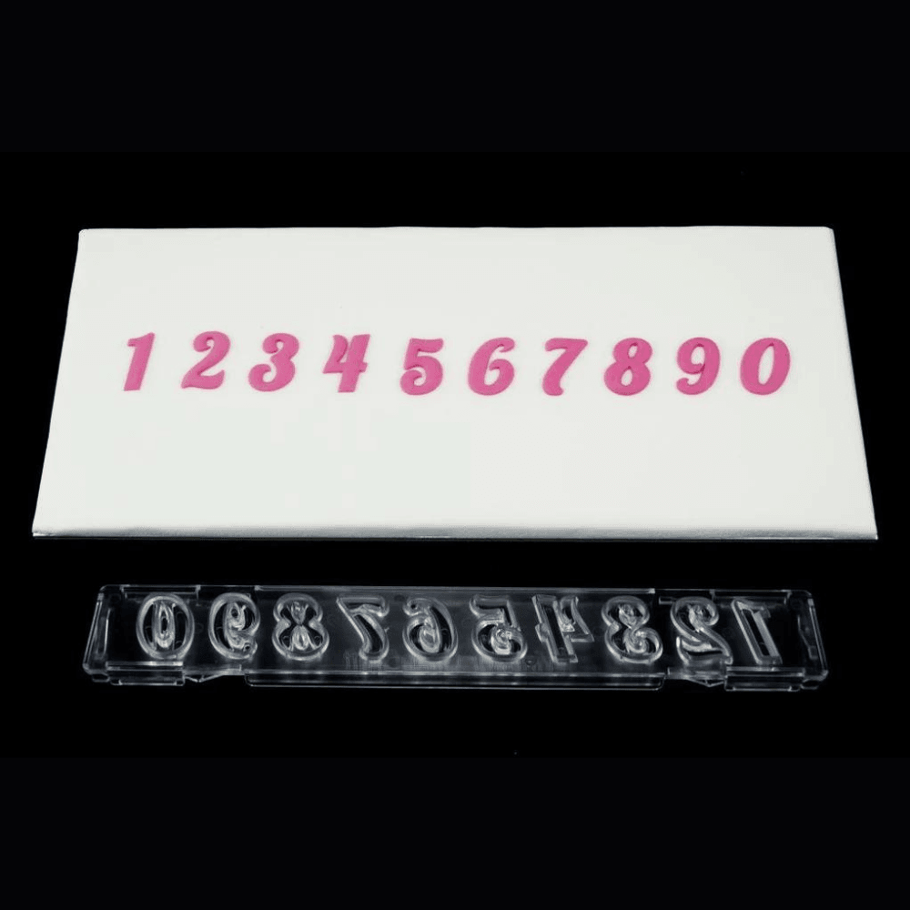 Clikstix Flourish Numbers Icing Cutter & Ejector Set