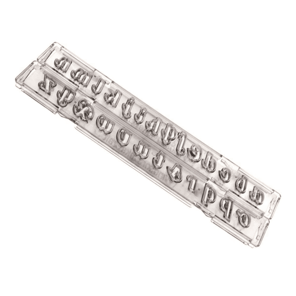 Unknown/Discontinued Flourish Lower Case Alphabet Icing Cutter & Ejector Set