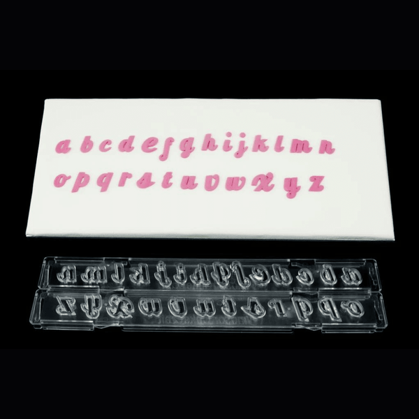 Unknown/Discontinued Flourish Lower Case Alphabet Icing Cutter & Ejector Set