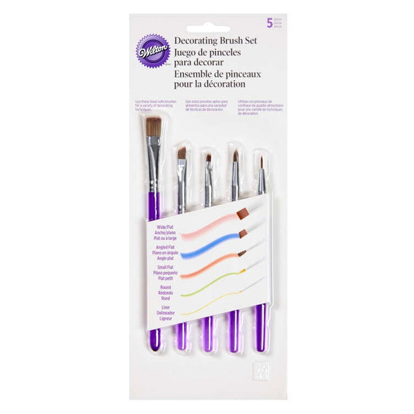Wilton Decorating Brush Set of 5