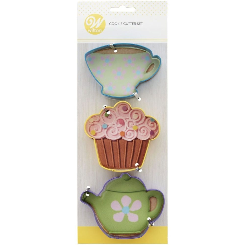 Wilton Tea Party Cookie Cutter Set/3