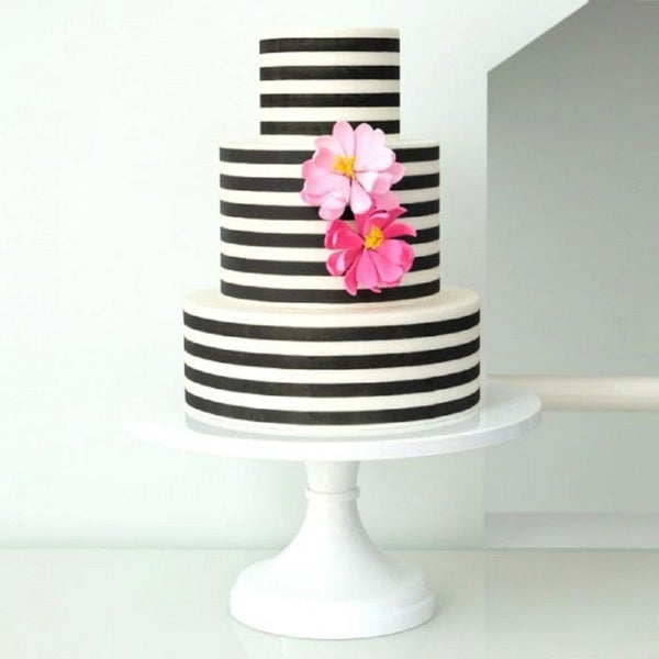 Evil Cake Genius Half Inch Horizontal Stripe Mesh Cake Stencil