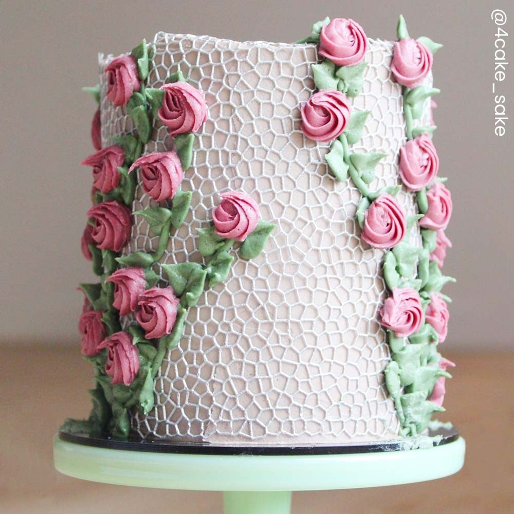 Cake Lace Snakeskin - 3D Large Lace Mat