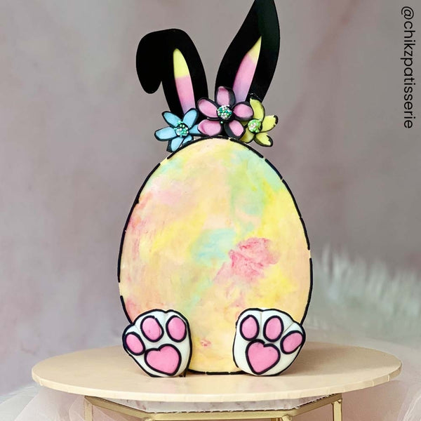 Choctastique Egg Ganache Plate - Pack of 2