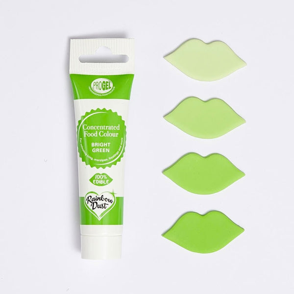 Rainbow Dust Bright Green - ProGel Professional Gel Food Colouring 25g