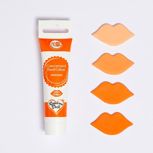 Rainbow Dust Orange - ProGel Professional Gel Food Colouring 25g