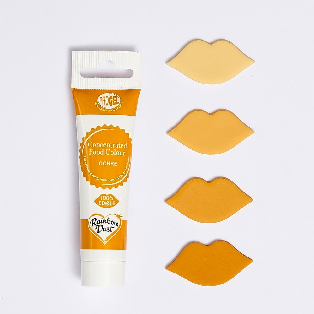 Rainbow Dust Ochre - ProGel Professional Gel Food Colouring 25g