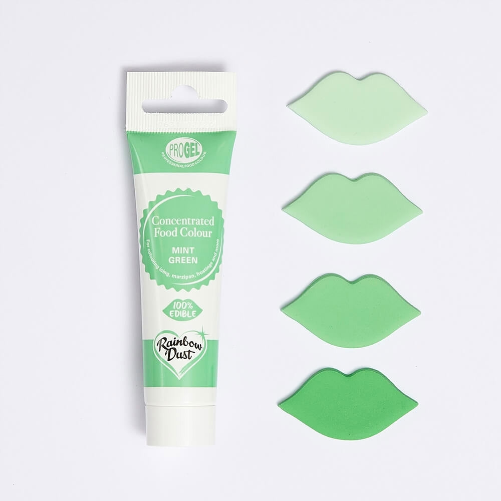 Rainbow Dust Mint Green - ProGel Professional Gel Food Colouring 25g