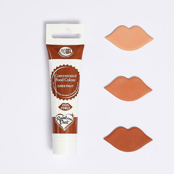 Rainbow Dust Chestnut Brown - ProGel Professional Gel Food Colouring 25g