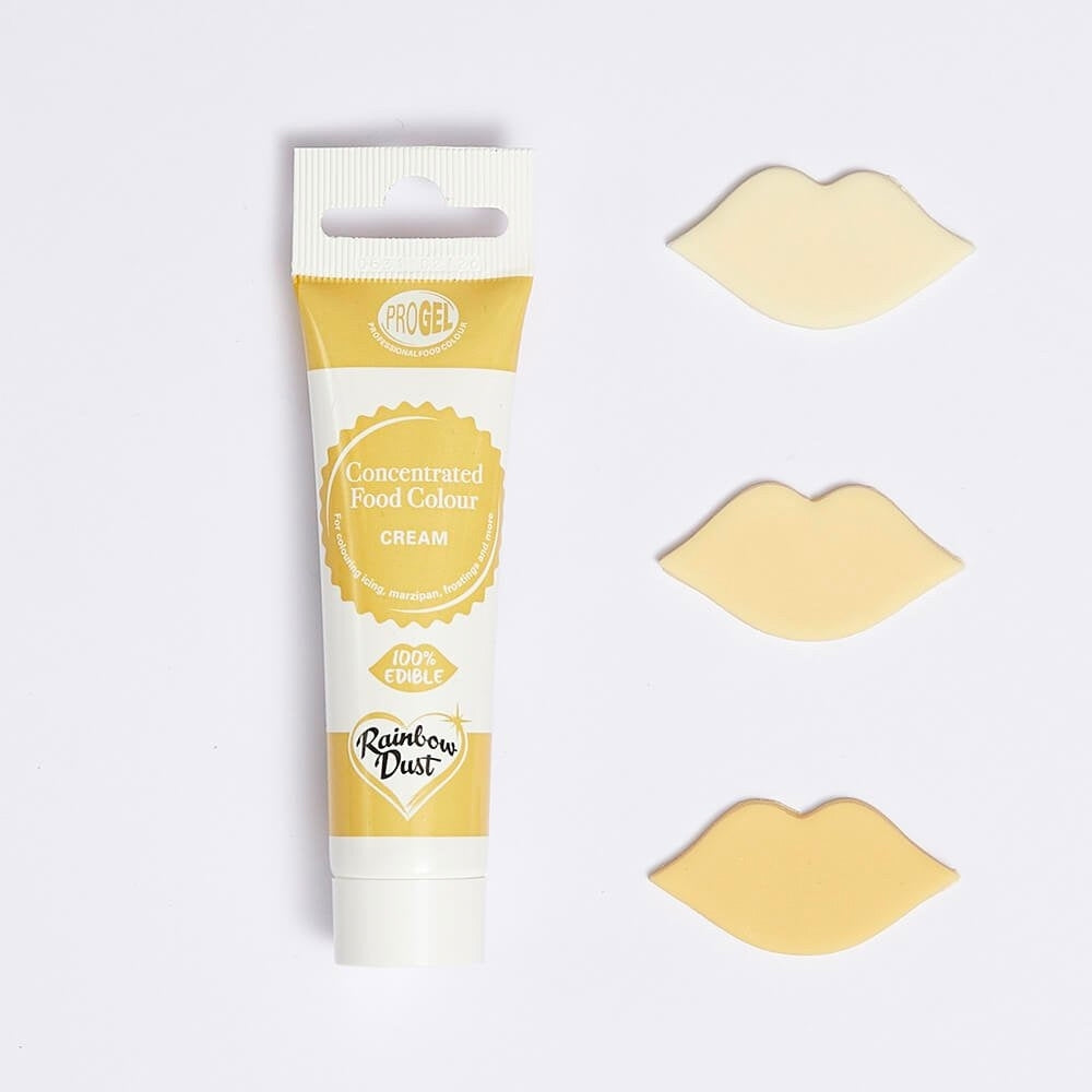 Rainbow Dust Cream - ProGel Professional Gel Food Colouring 25g