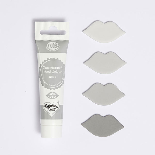 Rainbow Dust Grey - ProGel Professional Gel Food Colouring 25g