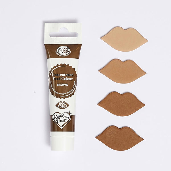 Rainbow Dust Brown - ProGel Professional Gel Food Colouring 25g