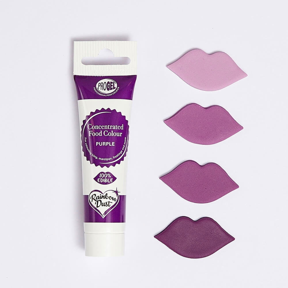 Rainbow Dust Purple - ProGel Professional Gel Food Colouring 25g