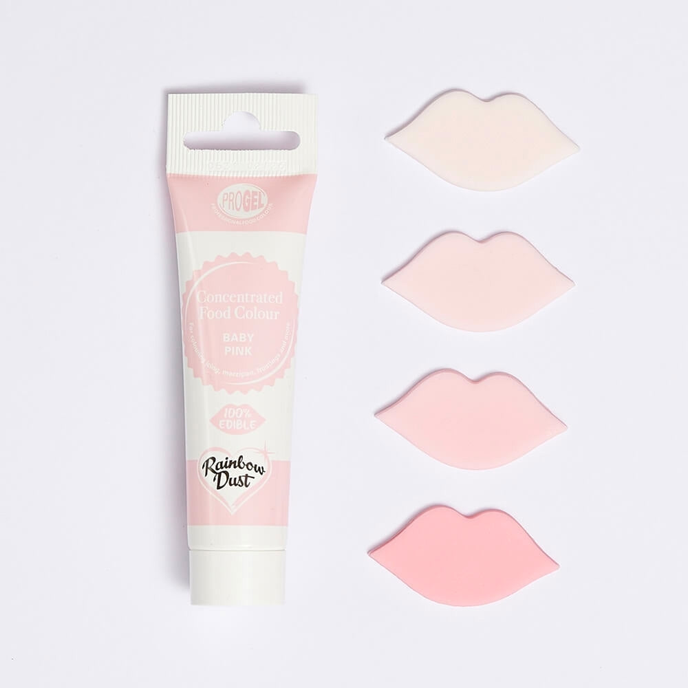 Rainbow Dust Baby Pink - ProGel Professional Gel Food Colouring 25g