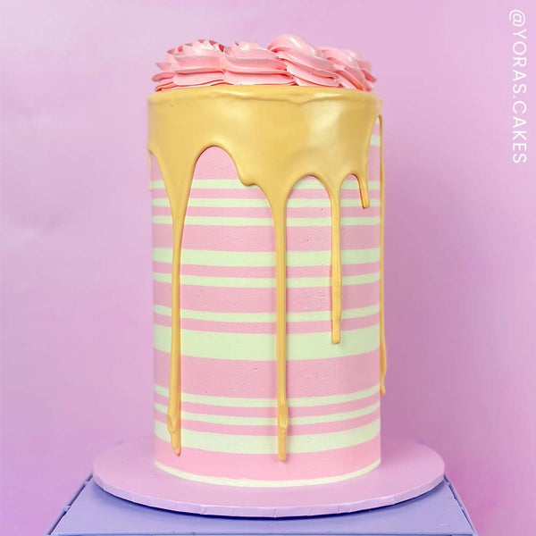 Evil Cake Genius Random Two Tone Stripe Contour Comb