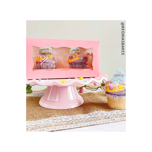 Simply Making Holds 2 Pink Cupcake Box With Double Window