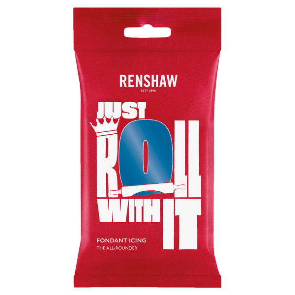 Renshaw Atlantic Blue - Just Roll With It Sugarpaste Fondant Icing